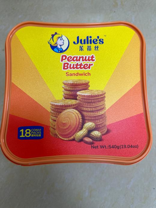 茱蒂丝花生酱三明治饼干盒装540g 商品图0