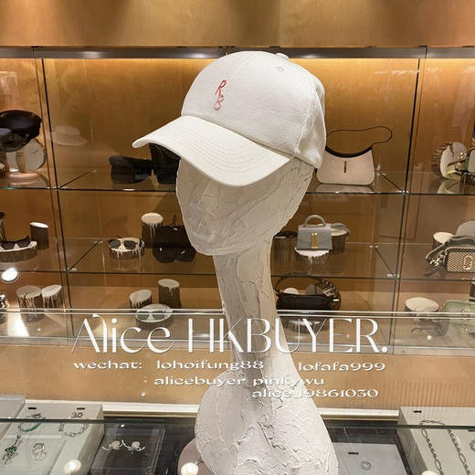 78-1 潮牌 渠道货 粉红RB字母刺绣 黄油色 棒球帽 鸭舌帽 商品图1