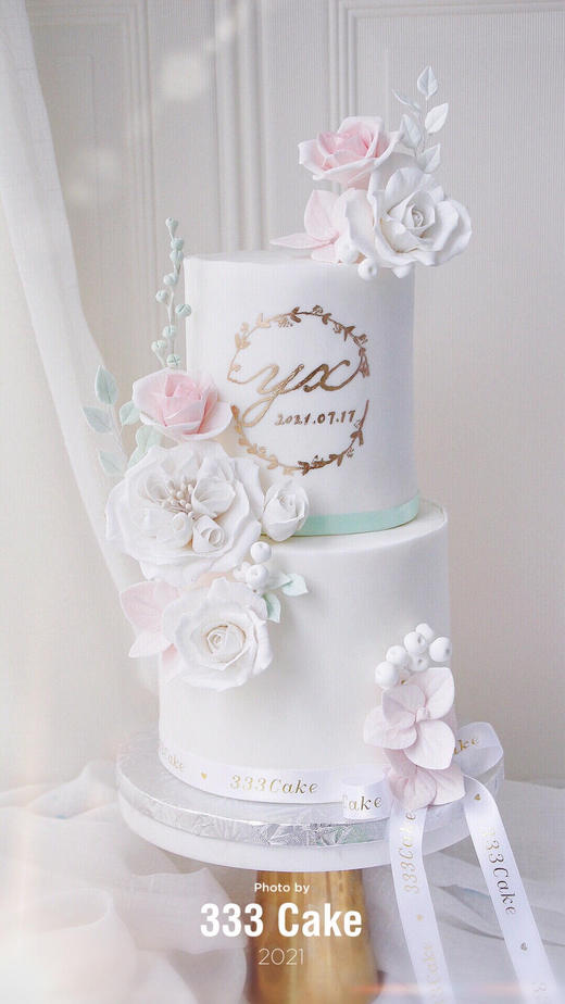 糖花&奥斯汀玫瑰·定制 商品图0