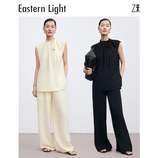 Eastern Light/乙来系带上衣女夏衬衫女新款 商品图3