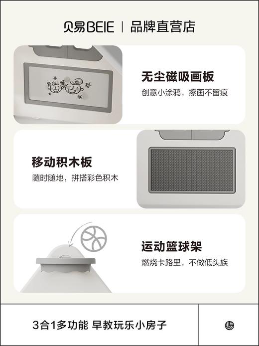 【品牌直供】贝易小房子围栏 商品图1