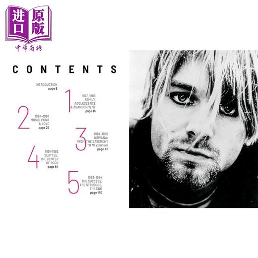 【中商原版】Kurt Cobain 进口艺术 科特柯本 堕落的摇滚天使 商品图1