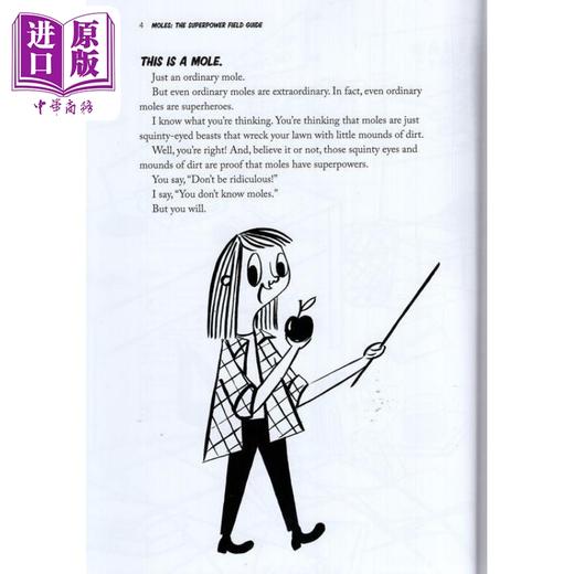 【中商原版】超级英雄野外指南 鼹鼠 Moles 英文原版 儿童科普绘本 动物知识百科图画书 进口儿童读物 8-12岁 自然科学绘本 商品图1