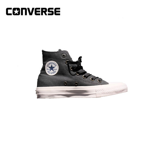 CONVERSE匡威商场同款配饰中性大童布面胶鞋黑色250143C-I43C 商品图0