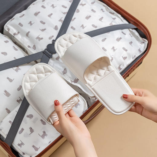 旅行买拖鞋女士夏季可折叠便携式旅游沙滩防滑海边情侣游泳 商品图8