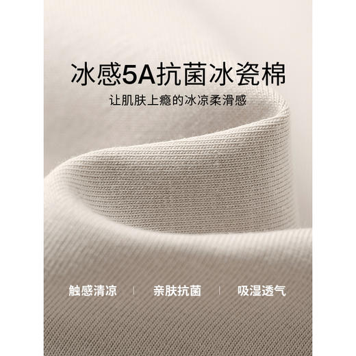 {新品首发}【冰感面膜T】冰瓷棉字母T恤女2024年夏季新款基础合体百搭上衣 商品图3