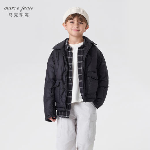 【三防】马克珍妮冬装 男女童户外风超轻衬衫羽绒服 231515 商品图3