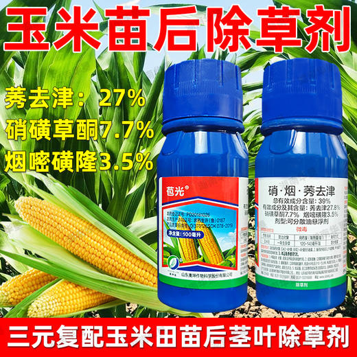 玉米苗后封闭除草剂36%硝烟莠去津三元复配专除玉米田杂草除草剂 商品图3