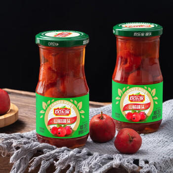 欢乐家山楂罐头256g*12瓶 新鲜水果罐头 礼盒送礼 休闲零食 商品图1