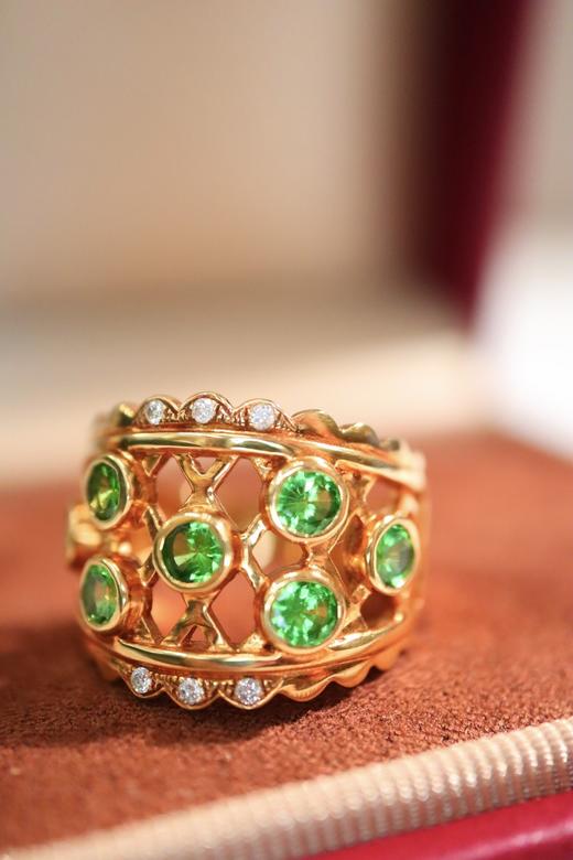 1.2ct 沙弗莱戒指 商品图3