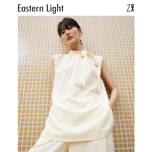 Eastern Light/乙来系带上衣女夏衬衫女新款 商品图1