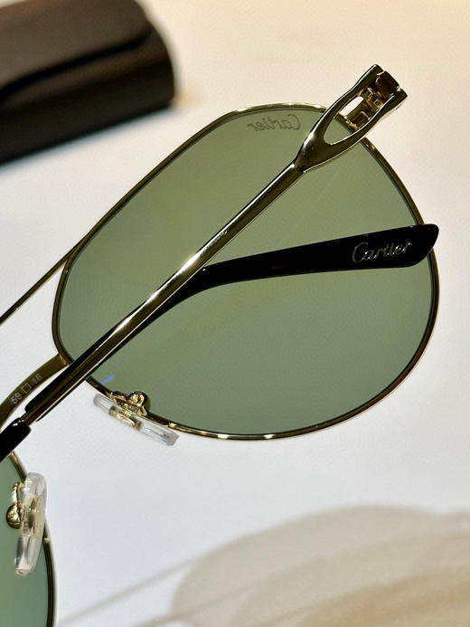 卡地亚太阳镜。灰色镜片 绿色镜片 自己备注颜色 商品图3