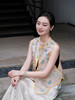 盛唐婧 |真丝宋锦与凤行花瓣马甲 商品缩略图0