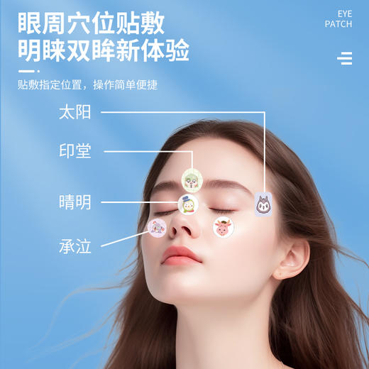 草本润目宝 穴位贴敷 明睐双眸 植物萃取 轻松润目 20贴/盒 商品图1