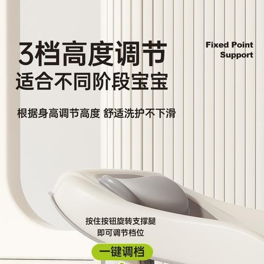婴儿洗澡躺椅宝宝洗澡浴架新生儿浴盆坐托浴网浴床感温可坐躺浴架 商品图2