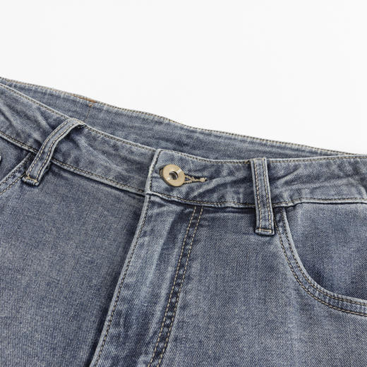 【断码清仓】HX 夏季水洗牛仔九分裤S210420043101 商品图2