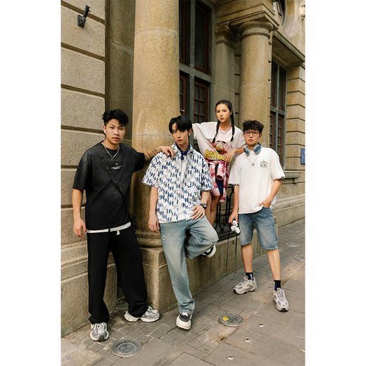 【断码清仓】HX 夏季翻领短袖衬衫S103422196101 商品图4