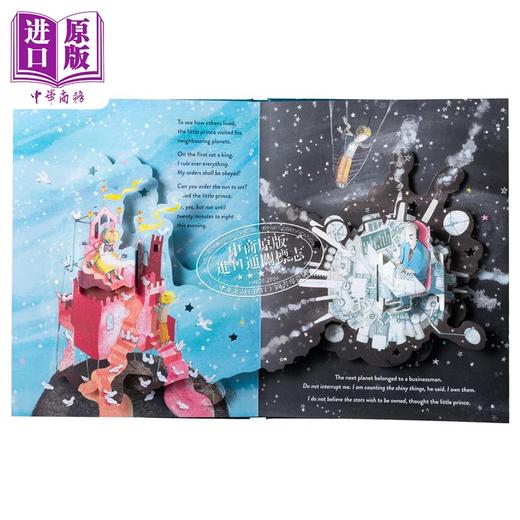【中商原版】小王子立体书 英文原版 The Little Prince Pop Up 原装进口正版 安东尼 圣修伯里 儿童节礼物 可免费提供音频 商品图4