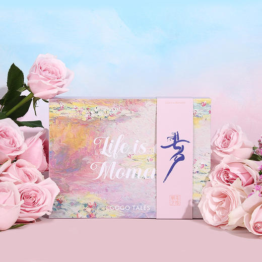 七夕礼物【七夕限定礼盒套装】戈戈舞朝花夕拾眼影盘唇釉粉饼gt301 商品图4