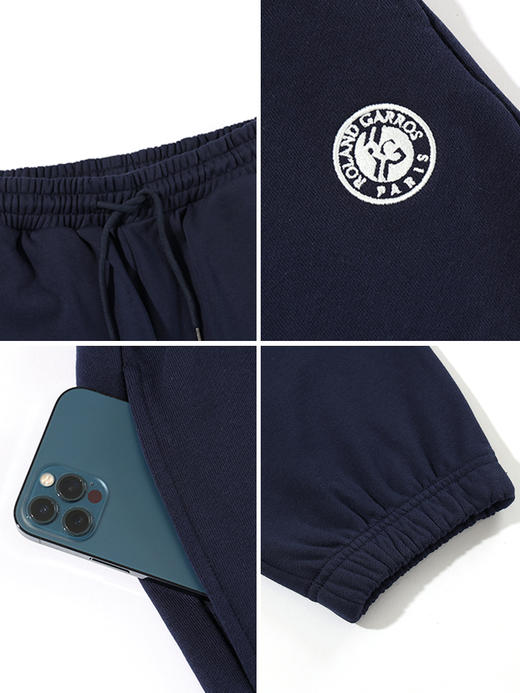 罗兰加洛斯运动裤子男士春季2023新款春秋潮牌卫裤休闲束脚长裤 商品图5