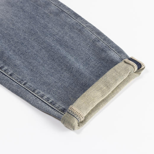 【断码清仓】HX 夏季水洗牛仔九分裤S210420043101 商品图5