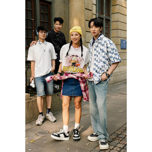 【断码清仓】HX 夏季翻领短袖衬衫S103422196101 商品图2