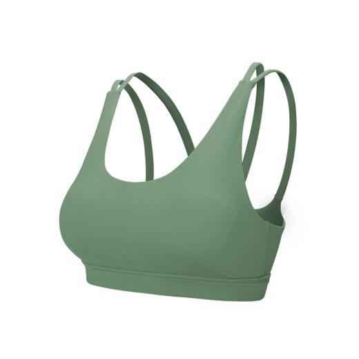 爱帝女士高弹软支撑细肩带美背瑜伽背心自带胸垫 商品图7