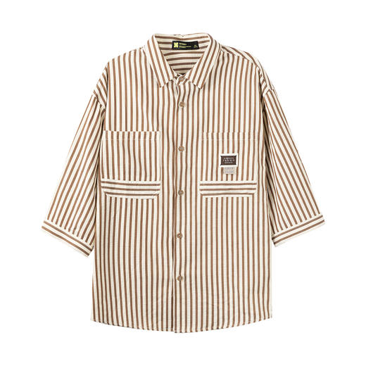 【断码清仓】HX 夏季翻领中袖衬衫S103422207101/02 商品图2