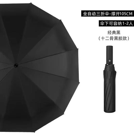 蔓欣65黑胶雨伞 商品图0