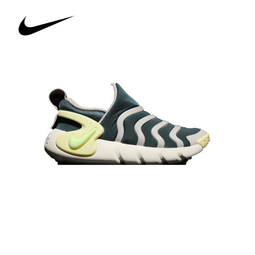 耐克-鞋袜类（冬）G3鞋婴童NIKE DYNAMOGOFLYEASE绿黄灰 商品图1