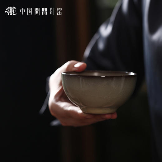 问鼎哥窑致巧款精工雍和杯（缺货） 商品图1