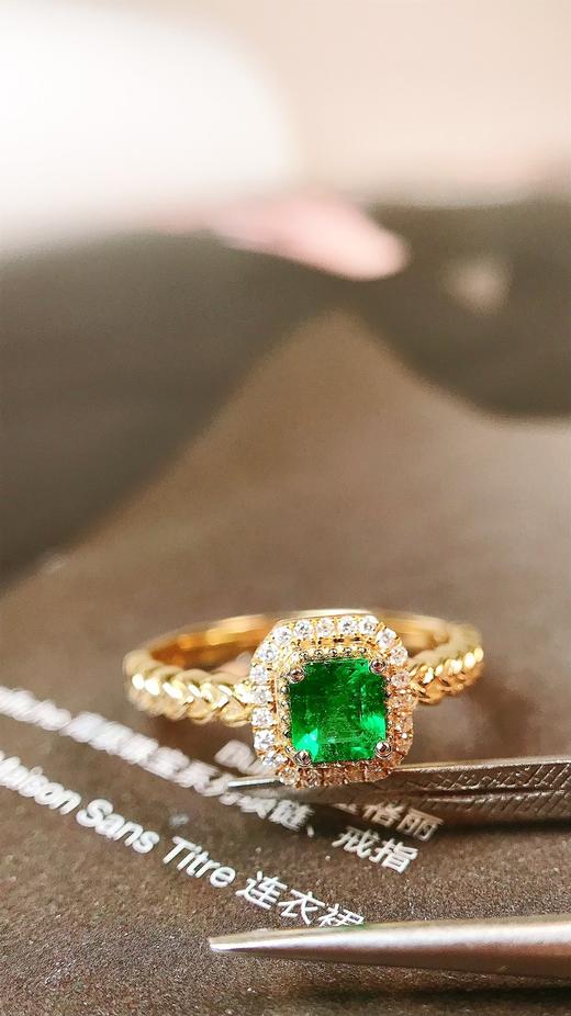 0.33ct 祖母绿戒指 商品图4