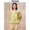VIMAGE纬漫纪时尚休闲运动风印花防晒连帽外套秋季新款（配帽子）V2203801 商品缩略图5