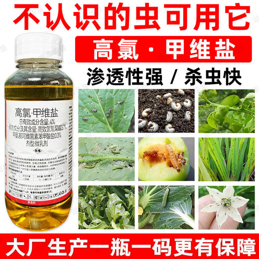 升级版高氯甲唯盐农用杀虫剂高露甲维盐甘蓝蔬菜小菜蛾杀虫剂正品 商品图2