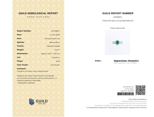 1.14ct 祖母绿戒指 商品图8