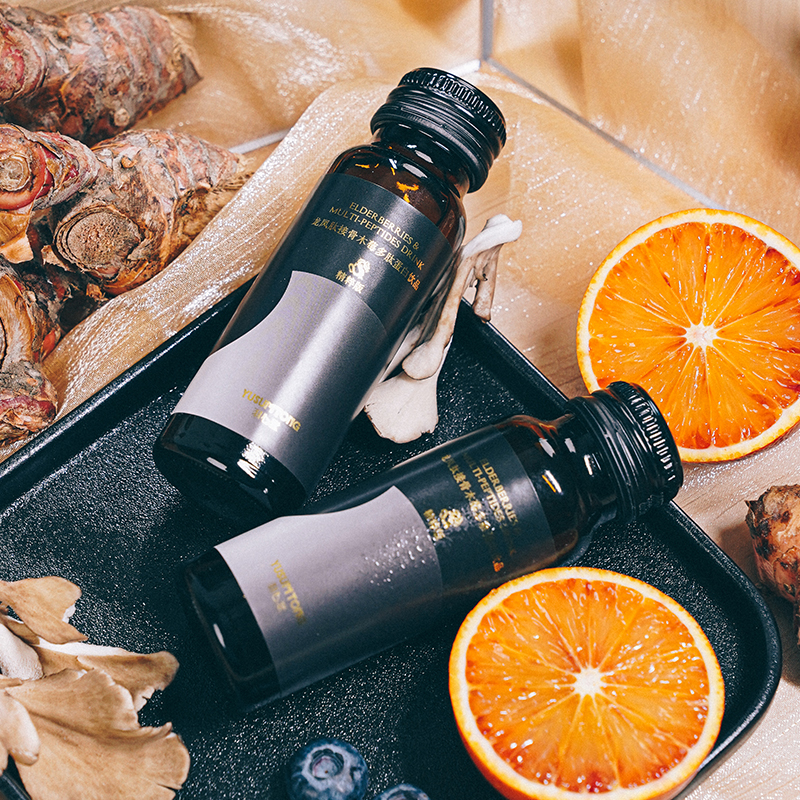 【桃红梨白】龙凤肽接骨木莓多肽蛋白饮50ml*6瓶/盒