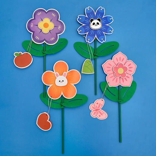 任选两朵【教师节花朵贺卡】diy手工材料包 创意送老师小礼物 商品图2