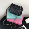 CHANEL 方胖子 黑金 羊皮 斜挎包 商品缩略图3