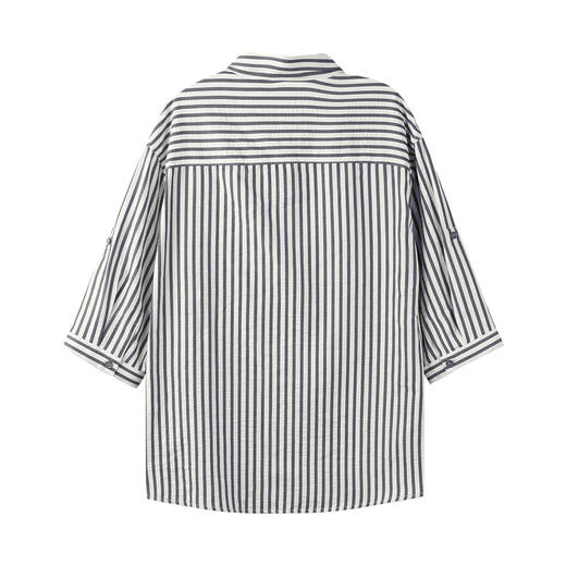 【断码清仓】HX 夏季翻领中袖衬衫S103422207101/02 商品图1