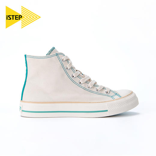 ISTEP白花蛇草水联名印花高帮帆布鞋男女同款帆布鞋 商品图7