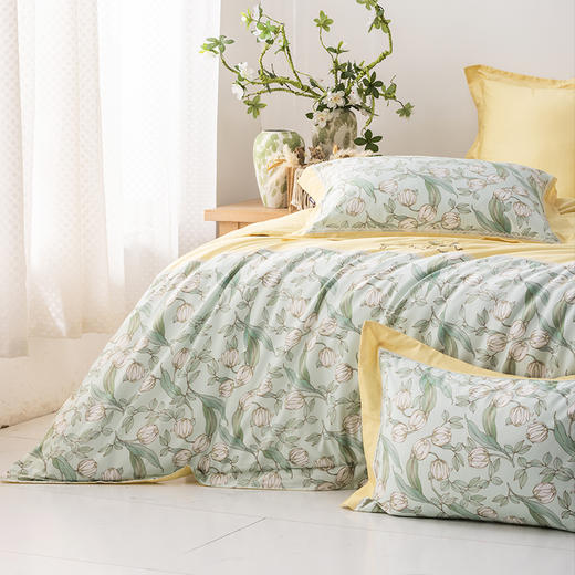 多喜爱 全棉新疆棉斜纹三/四件套 郁见美好 商品图2