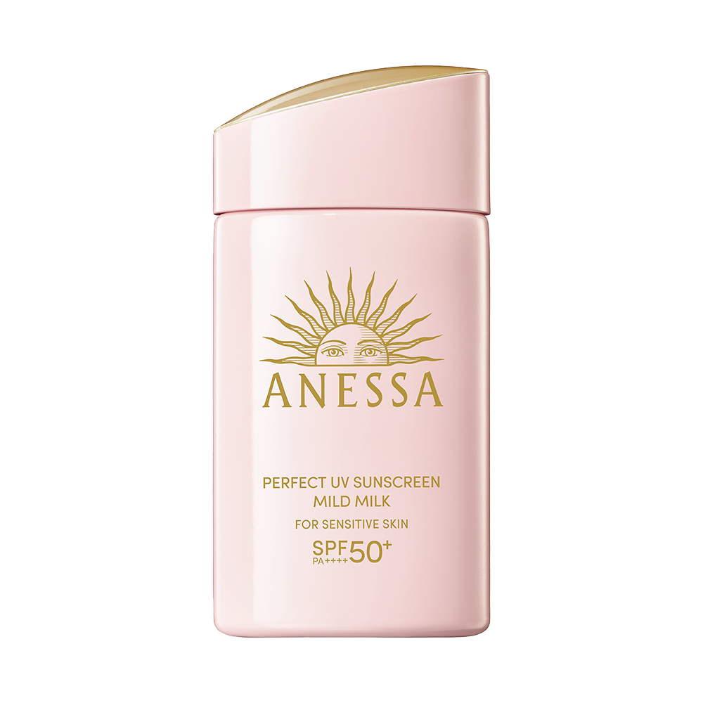 ANESSA 安耐晒2024全新升级敏感肌可用粉金瓶防晒乳 NA SPF50+ PA++++60ml