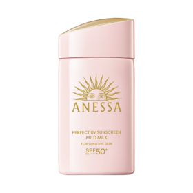 ANESSA 安耐晒2024全新升级敏感肌可用粉金瓶防晒乳 NA SPF50+ PA++++60ml