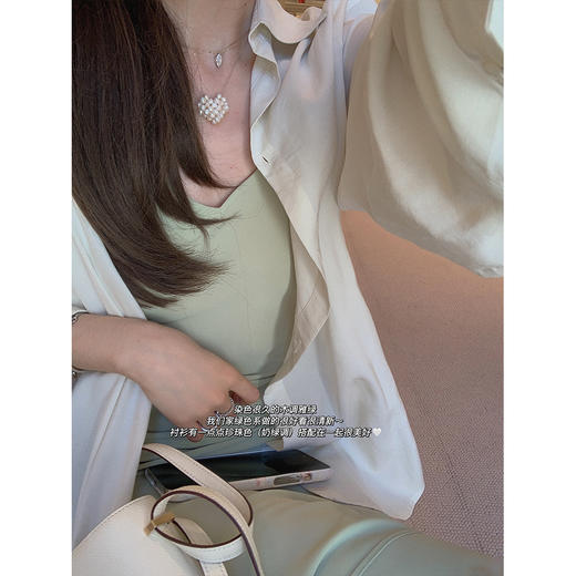 金蘑菇菇 盛夏甜蜜 / 四季衬衫爱好者  温柔风天丝棉衬衫 商品图4