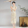 【萧竹】新中式国风汉服，开领日常旗袍连衣裙XGT-Q24081 商品缩略图1