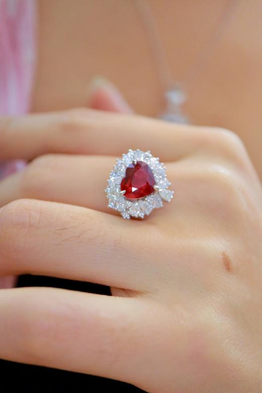 2.82ct 红宝石戒指吊坠 商品图6