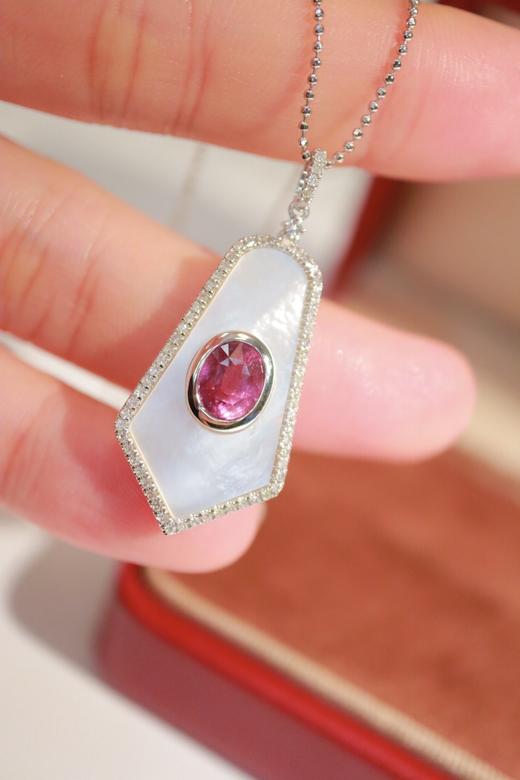 2.05ct 帕帕拉恰吊坠 商品图3