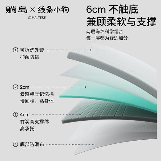 躺岛托浮学生宿舍租房榻榻米床垫 商品图4