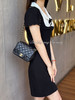 CHANEL 方胖子 黑金 羊皮 斜挎包 商品缩略图0