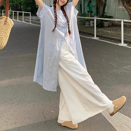 裁缝学苑AQ320短袖衬衫连衣裙纸样女装夏季新款叠穿新中式a字长裙子版型 商品图2